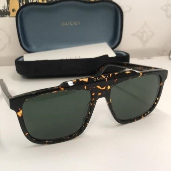 New Authentic Gucci Tortoiseshell Sunglasses GG1039s 002 - Picture 7 of 11